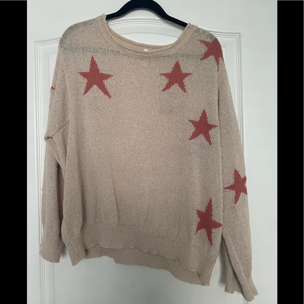Cute star light sweater